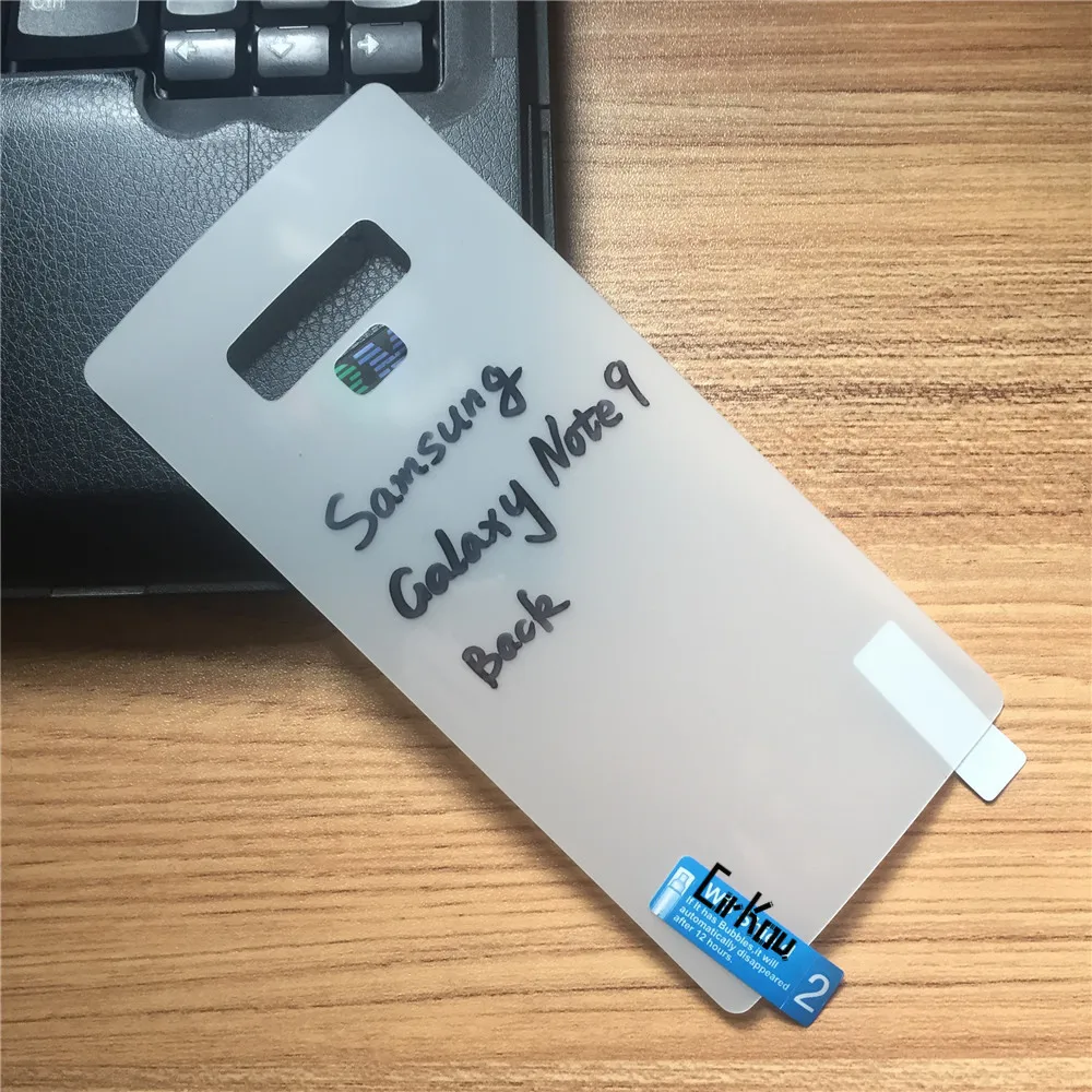 

Full Cover 0.18mm Soft Original PBA Anti-Shock Hydrogel Hydrated Back Protector Rear Protective Film For Samsung Galaxy Note 9