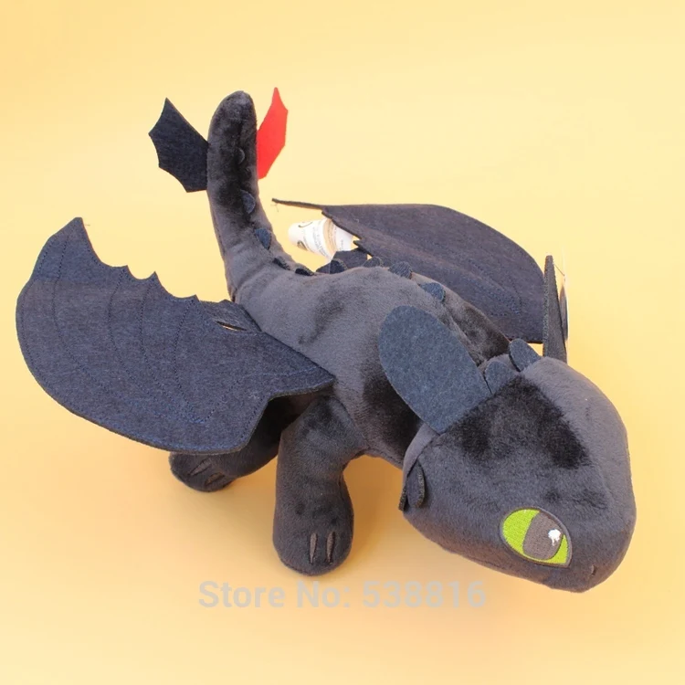

Wholesale 20 pcs/Lot Large Size 60 cm How to Train Your Dragon Toothless Night Fury Soft Plush Doll Toys