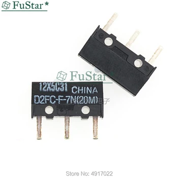 

2Pcs Mouse Micro Switch D2FC-F-7N 20m for Logitech RAZER July DropShip D2FC mouse micro switch New Original Hot