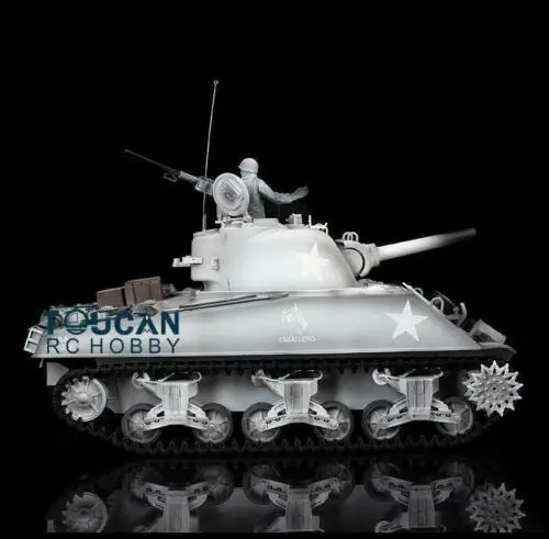 2 4G Henglong 1/16 Snow TK 6 0 S инфракрасная боевая система пластиковая версия M4A3 Sherman RTR