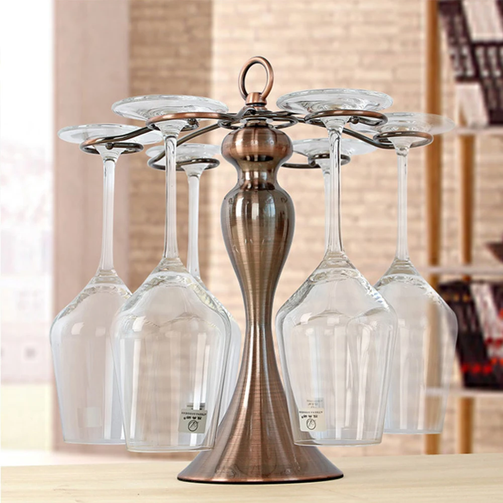 Creative Upside Down Goblet Rack Home Decoration Wine Glass Shelf Bar