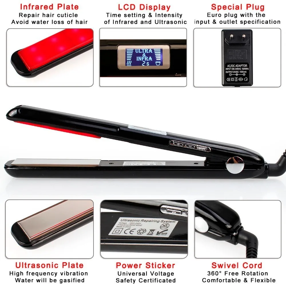 infrared flat iron no heat
