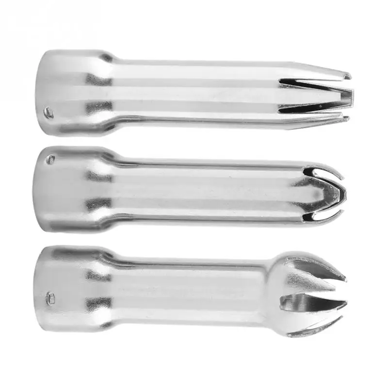 Stainless Steel Safe Cream Nozzle Cake decoration Baking Nozzle Set DIY Cake Decorating 3pcs/ Set