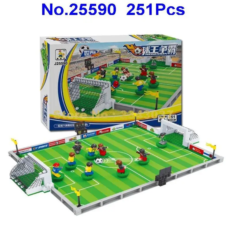 Ausini 25590 251pcs City Football Soccer Stadium Building Blocks Toyin