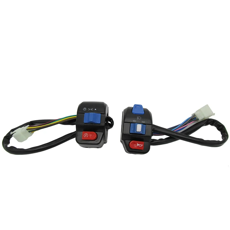 

1pair 7/8" 22mm Replaces Left Right Handle Bar Switch Control high quality accessory suitable for 50cc-150cc GY6 Scooter Parts