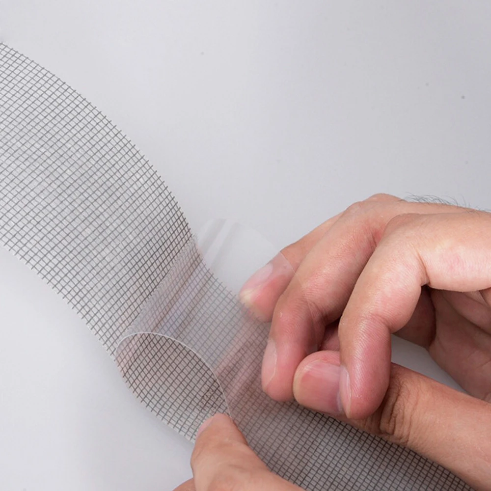 

5*200cm Screen Repair Kit Window Door Repair Tape Waterproof Anti-mosquito Super Fix Mesh Netting Patch Broken Holes Repairs 15