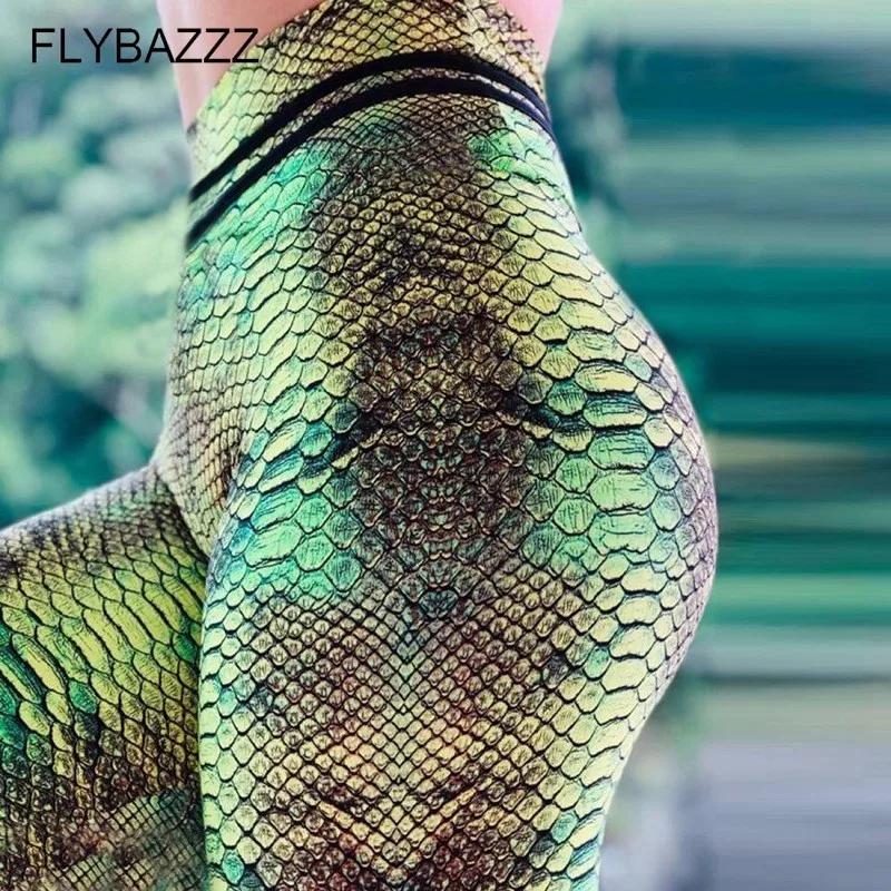 

Sexy Golden Women Fitness Yoga Pants Slim High Waist Sports Leggings Gym Elastic Printed Long Tights for Running Tummy Control