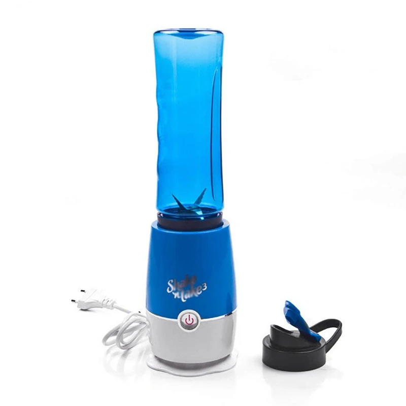 

Smoothie Blender 1-Button Operation Juicer Blender 500 Ml Drinking Bottle 4 Stainless Steel Blades