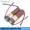 18650 battery hg2 original 18650 3000mah 18650 for shura screwdriver for battery slodering welding battery+DIY Silica gel cable ► Photo 2/6