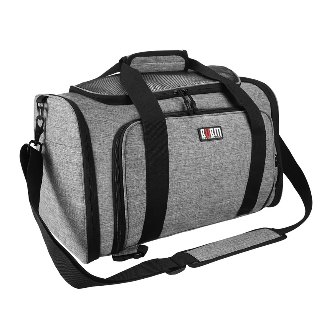 Pet открытый портативный мешок Сумка Tote дышащий рюкзак-серый