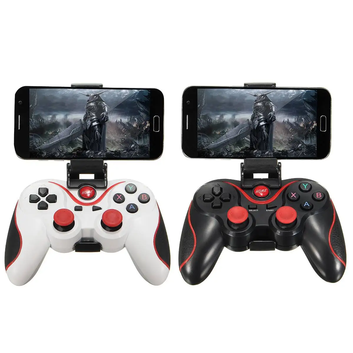 

Wireless Bluetooth Gamepad Portable Gaming Controller Bracket Set for Android Smartphone Tablet PC Game Accessories 2 Colors