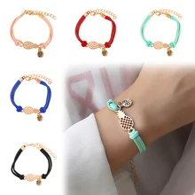 Женский ананас изысканные ювелирные изделия браслет Дружба Мини подарки браслет