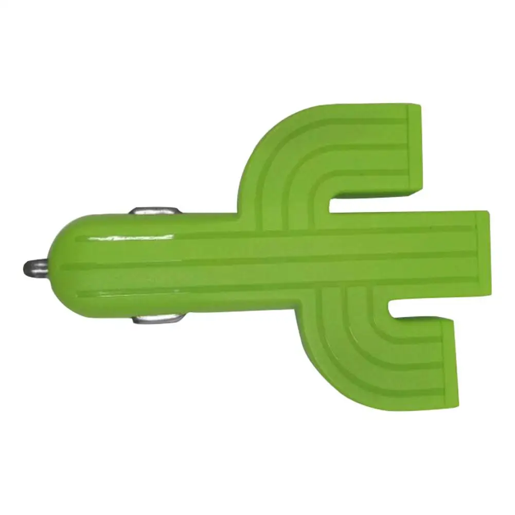 Автомобильное зарядное устройство из алюминиевого сплава Кактус 3 USB порта для