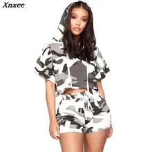 Fashion Printing Leisure Time Camouflage cropped two piece set two piece set top and pants women set cropped shorts feminino new Fashion Printing Leisure Time Camouflage cropped two piece set two piece set top and pants women set cropped shorts feminino new