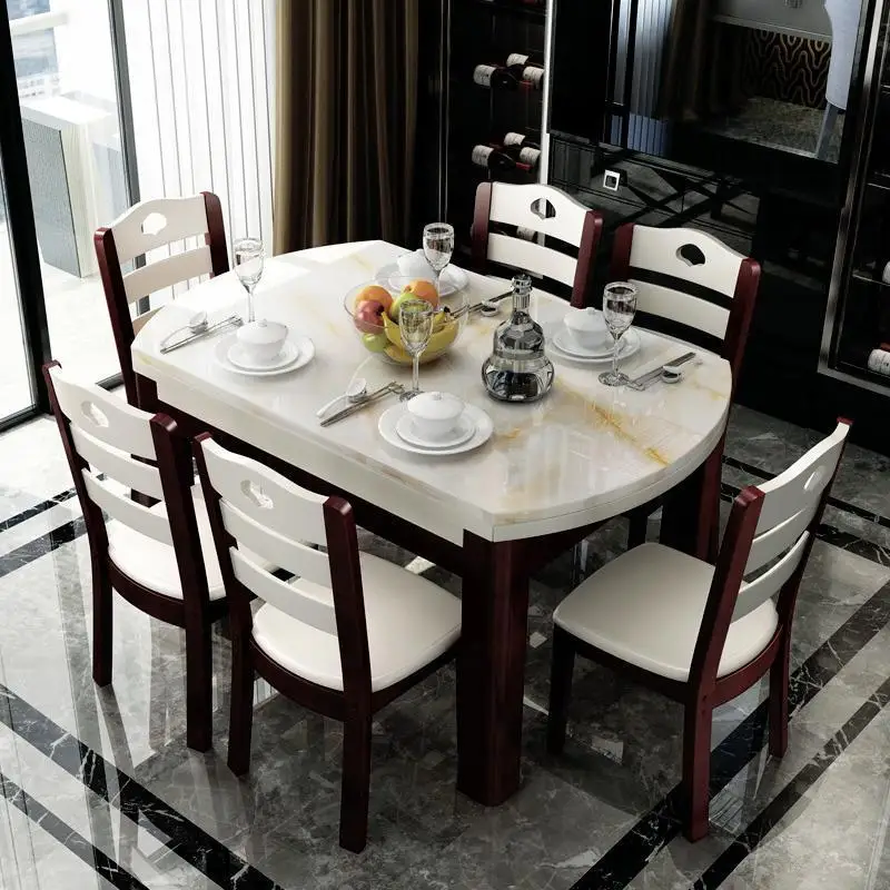 Dinning Set Esstisch Piknik Masa Sandalye Meja Makan Sala De Jantar Shabby Chic Wood Bureau Desk Mesa Comedor Dining Table