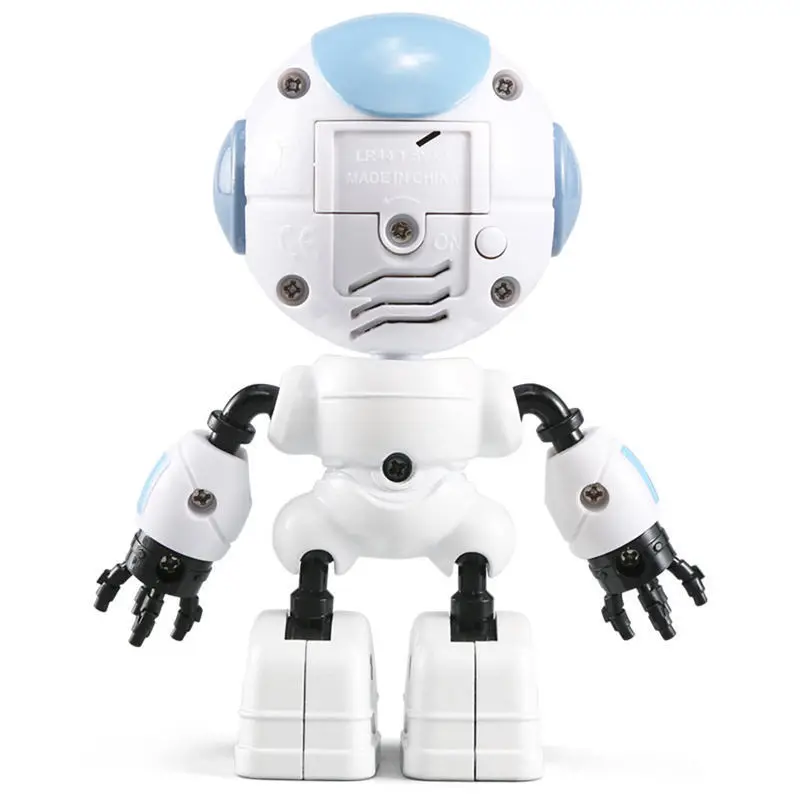JJRC R8 RUKE Touch Control DIY Gesture Mini Smart Voiced Alloy Robot Toy RC Robots Blue Green Orange For Children Kids Gifts