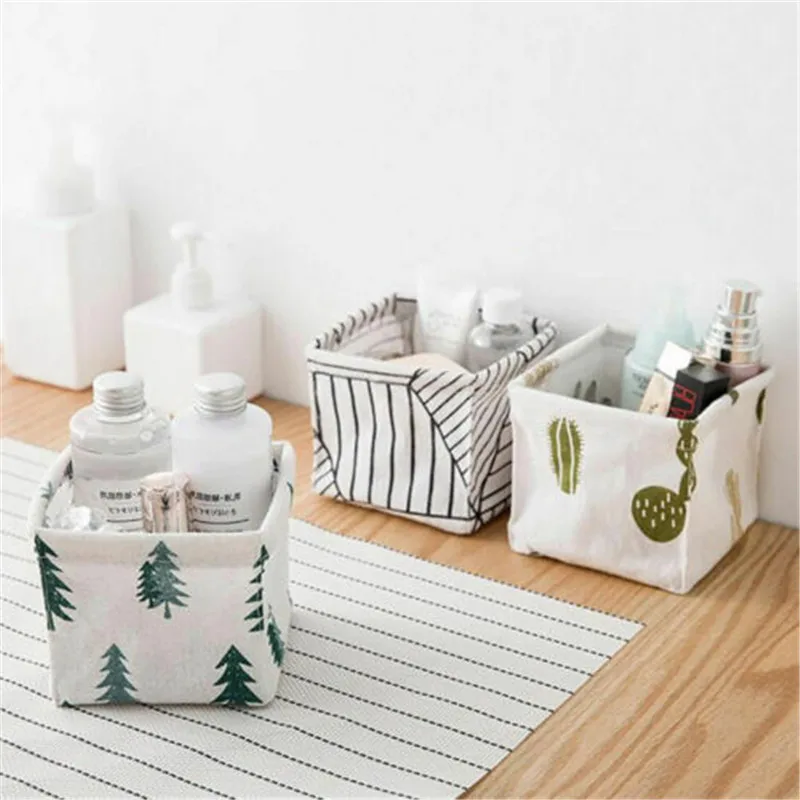 

Limit 100 New Storage Bin Closet Toy Box Container Organizer Fabric Basket Linen Basket Desktop Storage Square Cloth Organizers