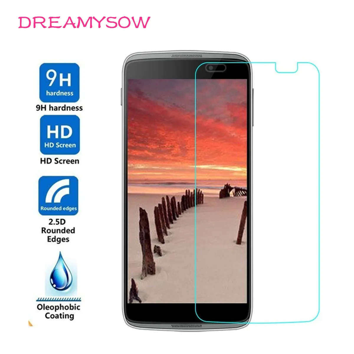 

Dreamysow 2.5D HD Tempered Protector Glass For Alcatel 1X 3X 3C 3V 5V U5 POP UP 9H Screen Protector Film For Alcatel 1 3 5 7