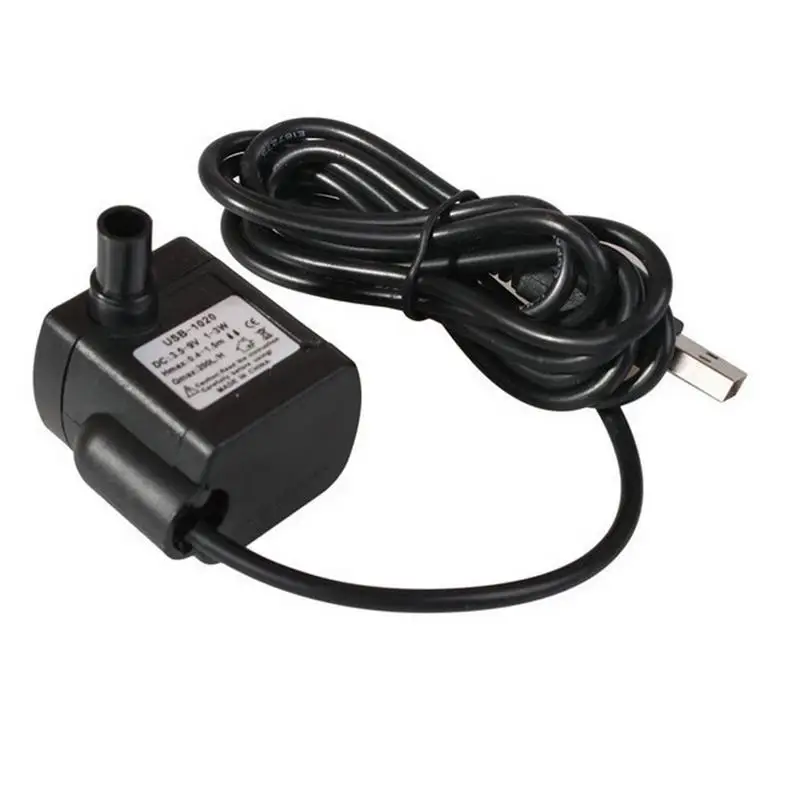 USB 1020 DC 3 5 ~ 9 в Вт мини микро погружной насос 200 л/ч бесщеточный водяной для