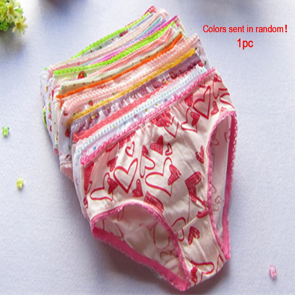 

Soft Underwear with Soft Cotton Fabric Fancy Floral Cotton Panties for baby kids Color Random(11/12 color random)