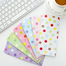 150 шт./лот точка офисный узор w16 sobres papel буквы, данные в хаотичном/алфавитном порядке, позолота украшенные/конверт