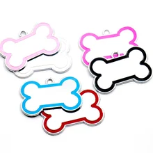 20 шт поводок для собак идентификационная бирка Нержавеющая сталь для маленьких собак функция "антипотеря Dog Tag выгравированы Pet имя, номер телефона идентификационные метки