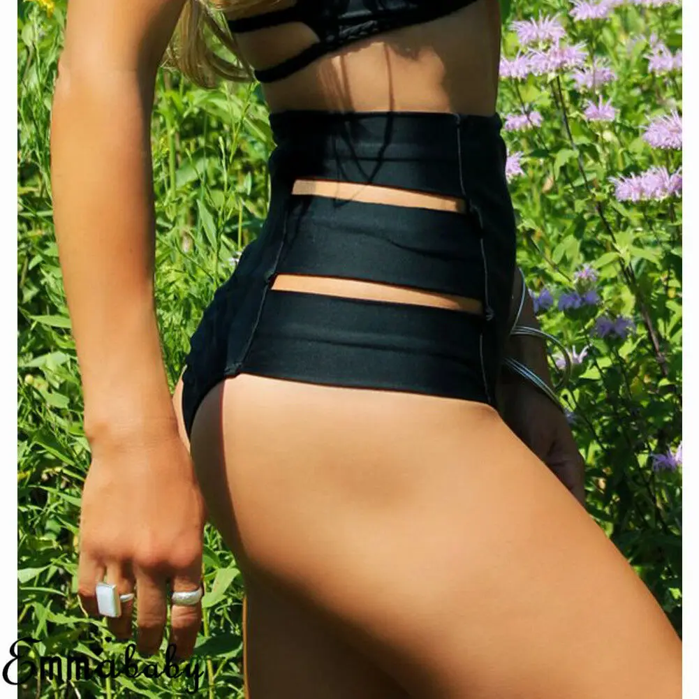 Новое поступление, сексуальный летний женский винтажный бразильский купальник бикини с высокой талией, короткая пляжная одежда