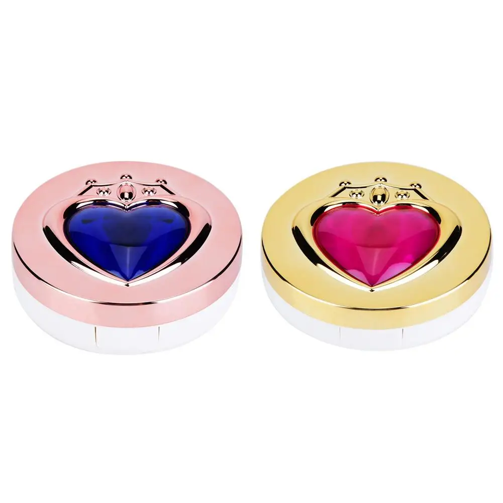 

Fashion Heart shaped Contact Lenses Storage Box Contact Lens Case Container Holder