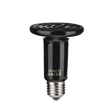 220-240 В культивированный керамический нагревательный светильник для домашних животных E27 25 Вт 50 Вт 75 Вт 100 Вт инфракрасная керамическая тепловая лампа Черная для рептилий лампа для домашних животных