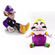 2 стиля аниме Super Mario Bros Waluigi Wario Peluche Кукла Плюшевая мягкая детская игрушка отличный рождественский подарок для детей