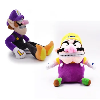 

2 styles Anime Super Mario Bros Waluigi Wario Peluche Doll Plush Soft Stuffed Baby Toy Great Christmas Gift For Children
