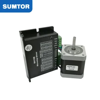 

nema 17 stepper motor 48mm motor body length 52N.cm holding torque with 64 subdivision M415B driver