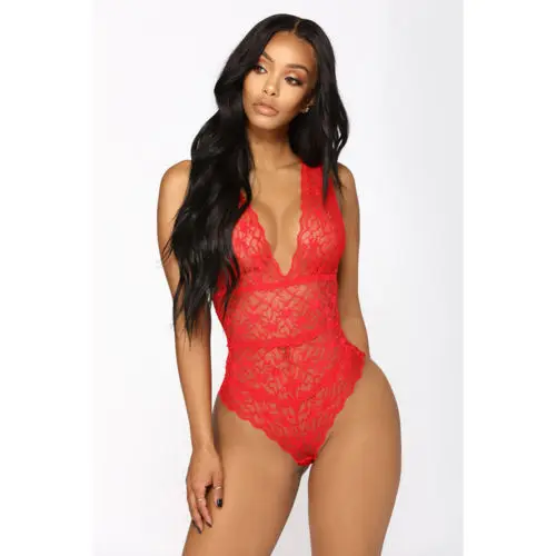 HIRIGIN Women Sexy Lingerie Lace Bodysuit Underwear Sleepwear Set Lady Night Hot Sleepwear