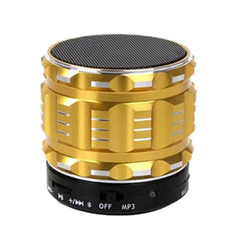 

S28 Bluetooth Speaker Metal Wireless Mini Bluetooth Speaker Mobile Phones Tablets Plug-in Card MP3 U Disk Bluetooth Subwoofer