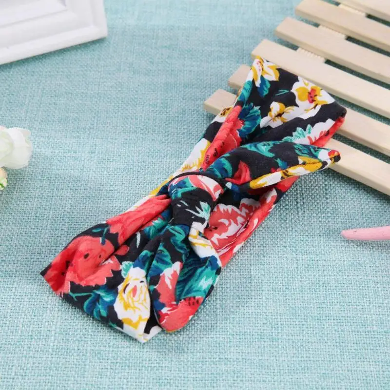 New 6 Style Colorful Boho Newborn Toddler Headband Ribbon Elastic Baby Floral Print Headdress Kids Hair Band Girl Bow Knot Cross New 6 Style Colorful Boho Newborn Toddler Headband Ribbon Elastic Baby Floral Print Headdress Kids Hair Band Girl Bow Knot Cross