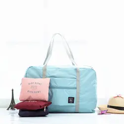 Водостойкие нейлоновые дорожные сумки для женщин мужчин большой ёмкость Складная спортивная сумка Организатор Упаковка кубики чемодан
