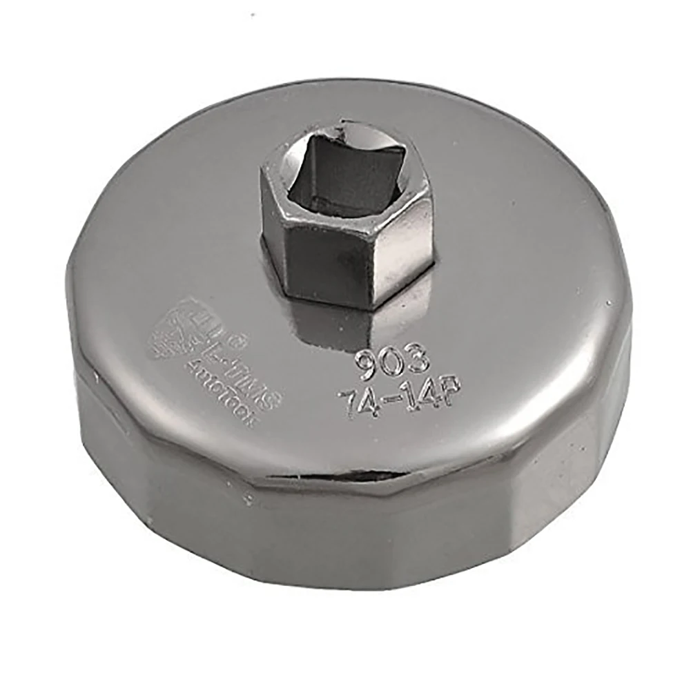 74mm 14 Flute Aluminum Oil Filter Wrench Socket Remover Tool For BMW
