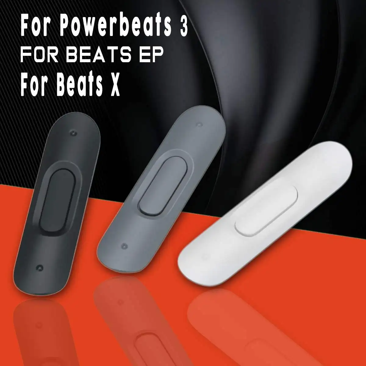 Wireless Control Talk Rubber Button Cover Earphone Replacement Parts For Beats EP /For BeatsX /For Powerbeats 3 Wireless Control Talk Rubber Button Cover Earphone Replacement Parts For Beats EP /For BeatsX /For Powerbeats 3