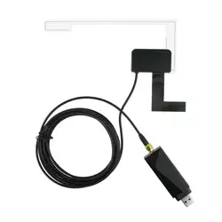Новый-USB dab радио тюнер вставляемый приемник для Android автомобильный dvd-плеер с двумя цифровыми входами цифровой аудио вещания USB dab тюнер