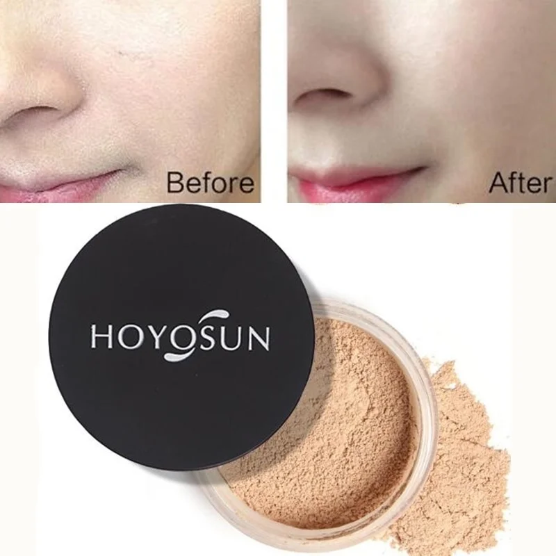 

Face Foundation Makeup Transparent Loose Powder Oil-control Silky Setting Powder Mineral Matte Finish Tools