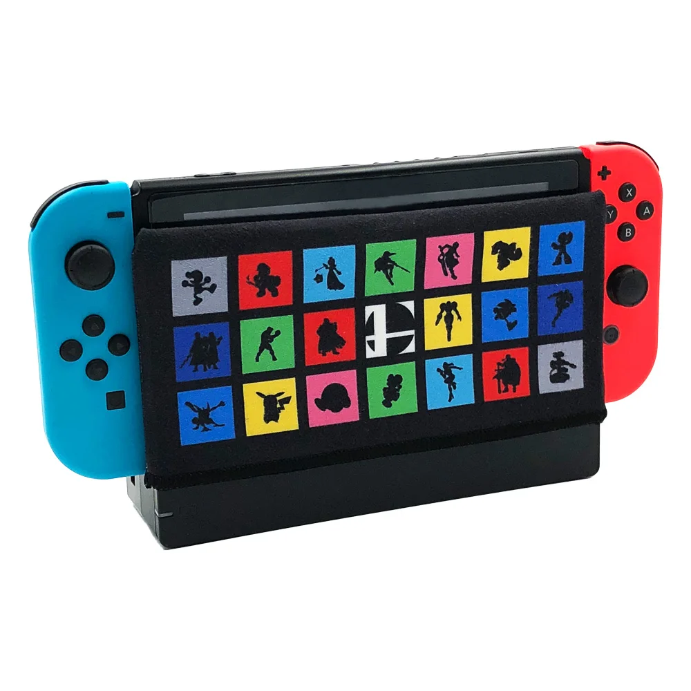 Чехол для док-станции Nintendo Switch мягкая замшевая наклейка защита от царапин