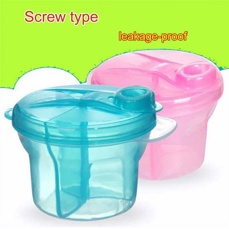 

Three Grid Rotating Milk Powder Box Baby Rotating Milk Powder Storage Multi-function Portable Leak-proof Milk Powder Box