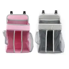 Детская кроватка подвесная сумка для хранения вещей сумка Детская кроватка кровать Брендовая детская хлопковая кроватка Организация подгузник карман для кроватки Комплект постельного белья