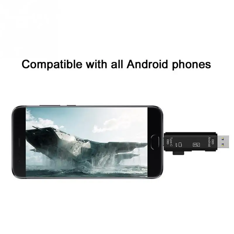 3 в 1 кардридер Type c для Android наушников OTG удлинитель Micro USB кардридер|Картридеры| |