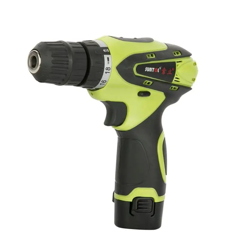 

12V Rechargeable Cordless Electric Screwdriver Drill Kit with Work Light