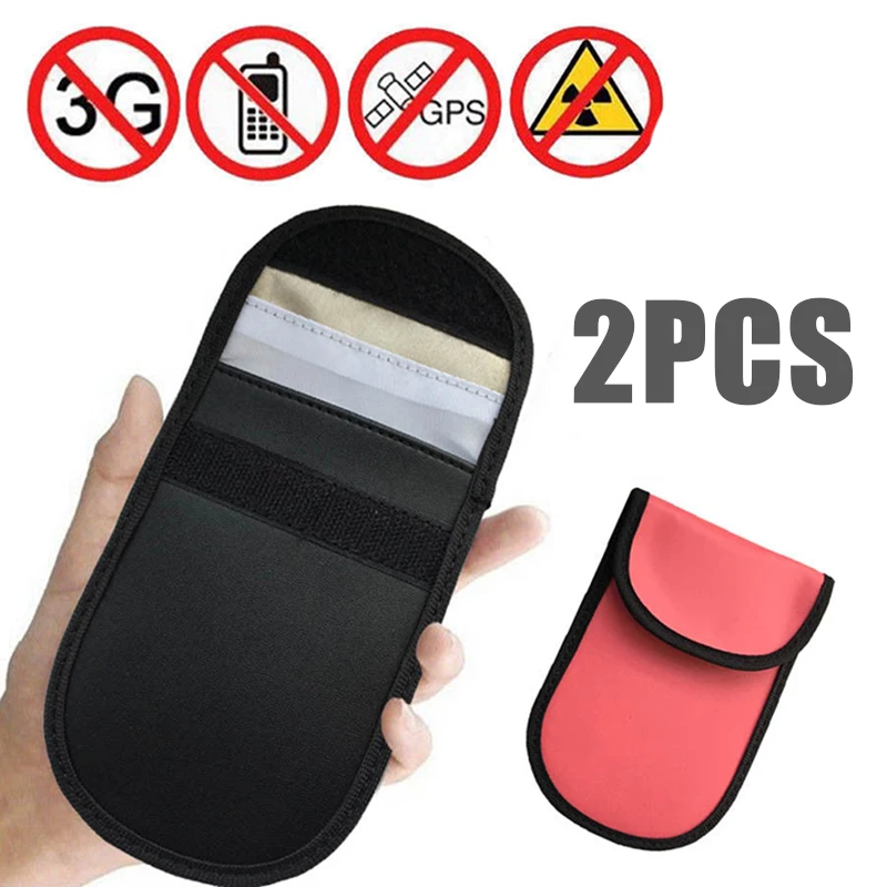 

Anti-theft RFID Signal Blockings Shieldings Keyless Entry Car Key Pouchs Case