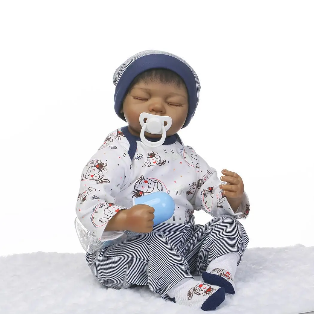 

With Children's for Clothes Collectibles newborn Soft Playmate Kids Realistic Gift Day baby Baby Silicone Boy Doll gift Reborn