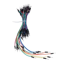 Горячая 65 x Перемычка провод Asked перемычка макет случайный цвет