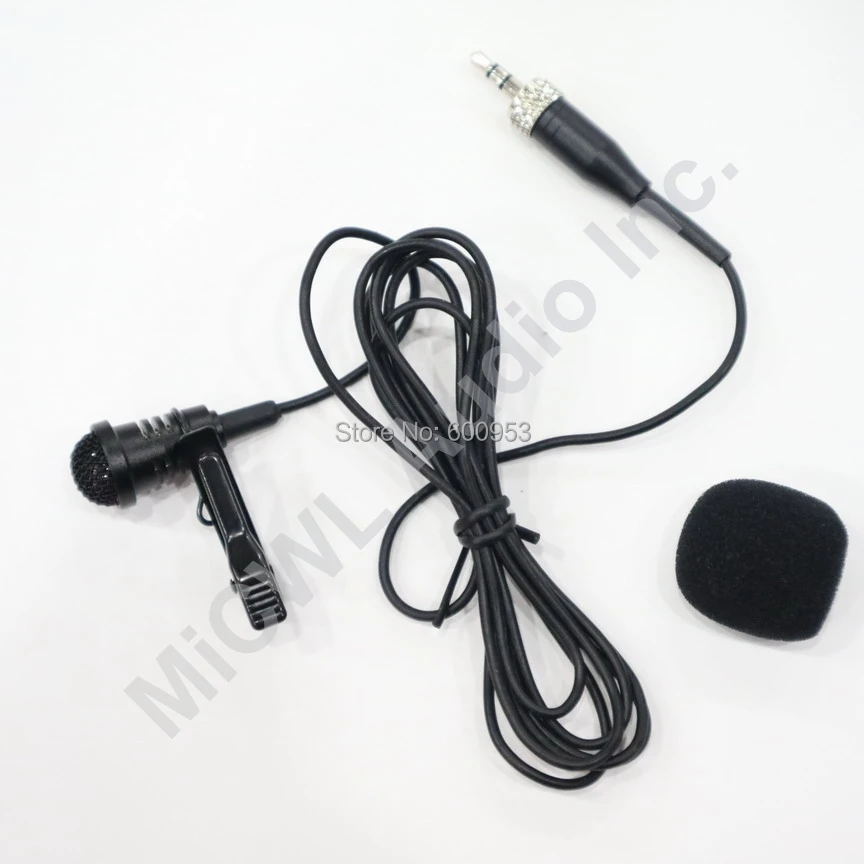 Mini 3.5 Millimetri Martinetti Blocco Lavalier Cravatta Clip Di Microfoni Microfono Microfono Per Sennheiser Ew Sk Wireless Sistema Di 2 M Di Lunghezz