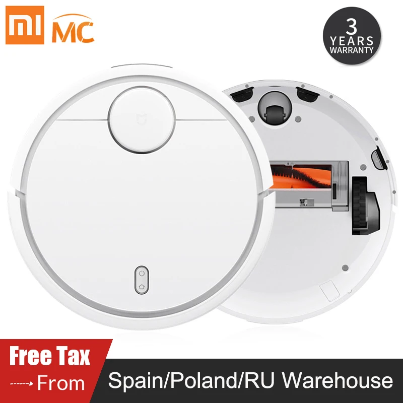 Original Xiaomi Mijia Vacuum Cleaner For Home Automatic Sweeping Smart Planned Wifi Mobile App Control Charge Dust Sterilize | Бытовая